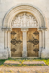 closed brown wooden gate thumbnail
