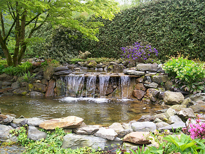 garden waterfall pond thumbnail
