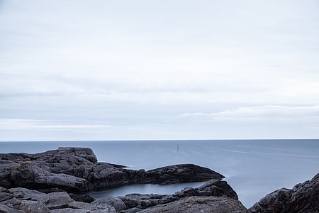 panorama view of gray rock formation during daytime thumbnail
