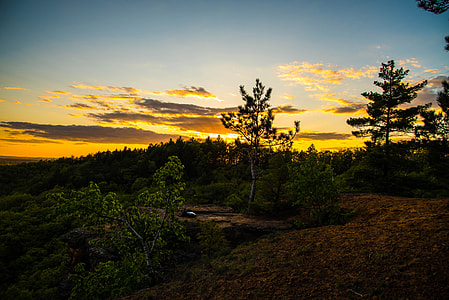 Sunset over the Mounds and landscapes thumbnail