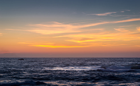 sunlight reflection on clouds over sea thumbnail