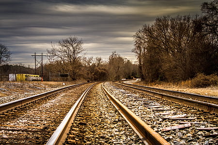 road, rocks, rails, train thumbnail