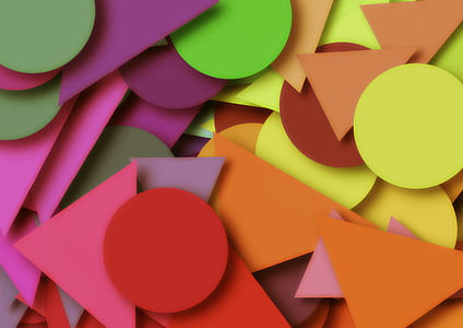 assorted-colored cut paper lot thumbnail