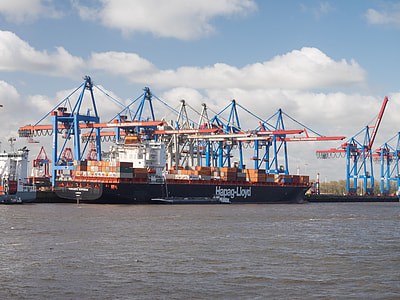 view of cargo carrier ships thumbnail