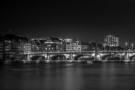 grayscale photo of city building thumbnail