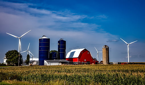 three white wind turbines and blue cilo thumbnail