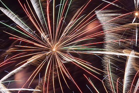 steel wool photography of fireworks thumbnail