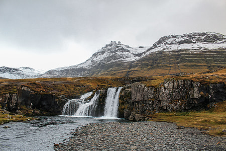 waterfall during daytime thumbnail