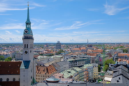 aerial photography of white buildings thumbnail