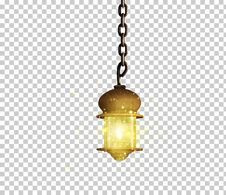 Electric Light Lamp Lantern Decorative Street Lamp Turned On