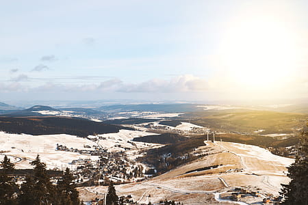 Winter landscape. Mountain view thumbnail