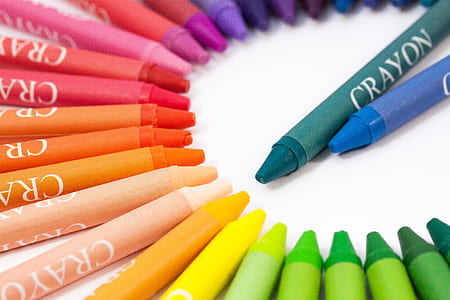 assorted-color crayons thumbnail