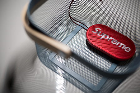 red, speaker, basket, shadow thumbnail