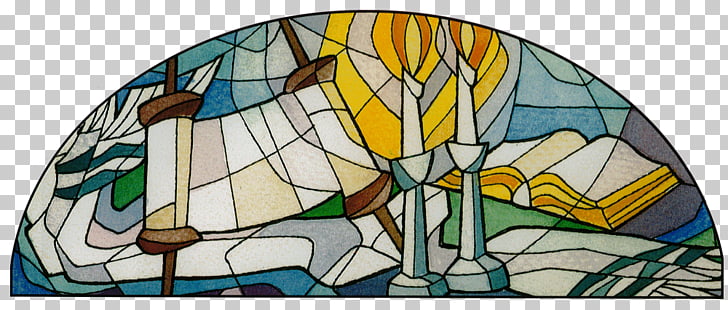 Stained Glass Window Jewish People Jewish Temple Png Clipart