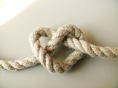 knot of brown rope close up photo thumbnail