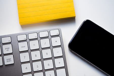 Office Workspace Keyboard iPhone thumbnail