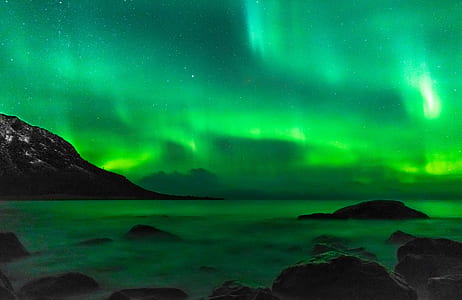 aurora boreales photograph thumbnail