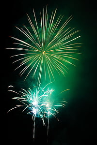 green and teal fireworks thumbnail