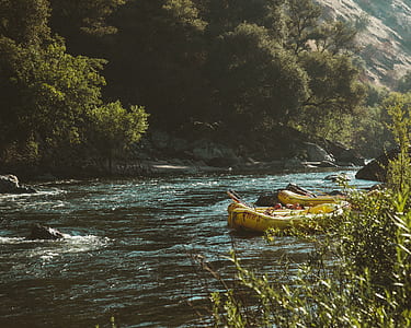 inflatable boat on stream thumbnail