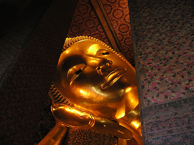 golden Gautama Buddha bust thumbnail