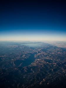 bird's-eye view of mountain ridge thumbnail