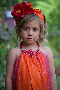 girl wearing sleeveless dress thumbnail