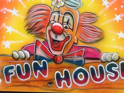 Fun House clown poster thumbnail