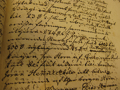 opened handwritten book thumbnail