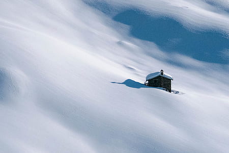 snow covered house thumbnail