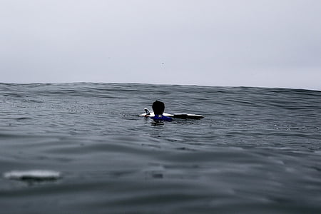 brown board on body of water thumbnail
