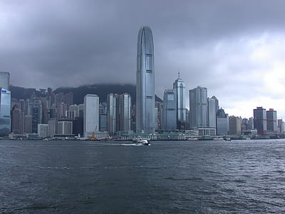 buildings under dark sky thumbnail