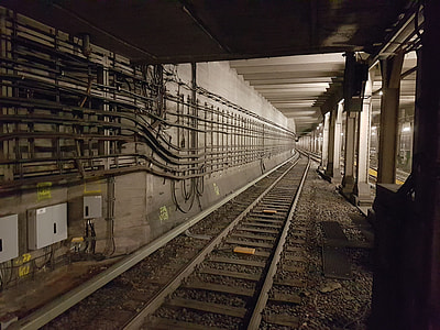 railroad station taken during daytime thumbnail