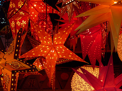 assorted stars hanging decors thumbnail