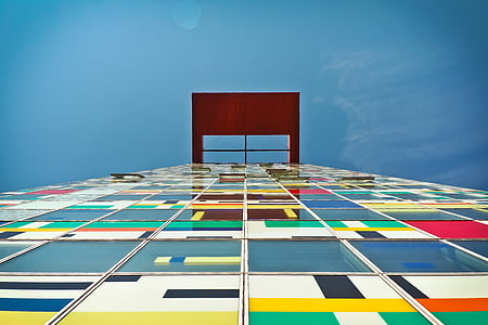worm's-eye view photo of high rise building thumbnail
