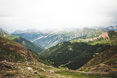 landscape photography of green highlands thumbnail