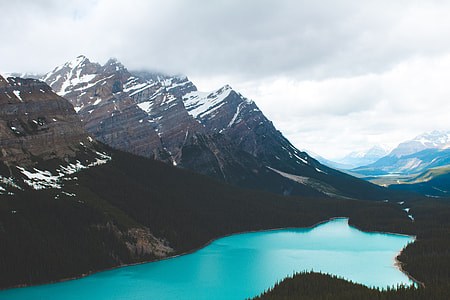aerial photography of mountain thumbnail