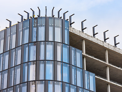 brown mirror glass curtain building thumbnail
