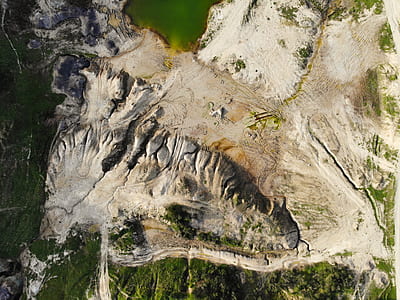 aerial view of mountain thumbnail