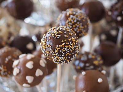 selective focus of chocolate truffle pop thumbnail