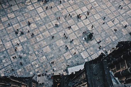people beside buildings thumbnail