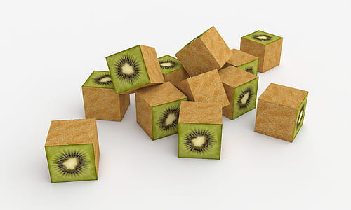 kiwi cubes digital wallpaer thumbnail